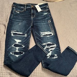 High-rise jegging jeans